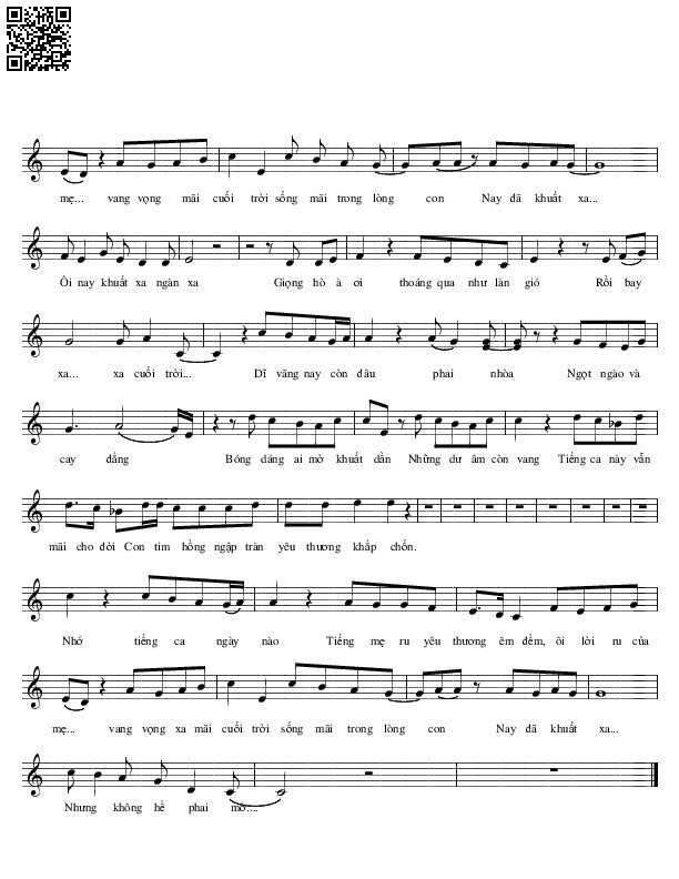 Page 2 of Sheet music PDF Muôn trùng không phai - Tâm Đức