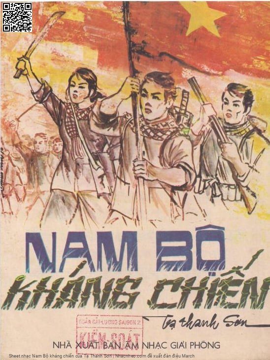 Page 3 of Sheet music PDF Nam Bộ kháng chiến - Tạ Thanh Sơn