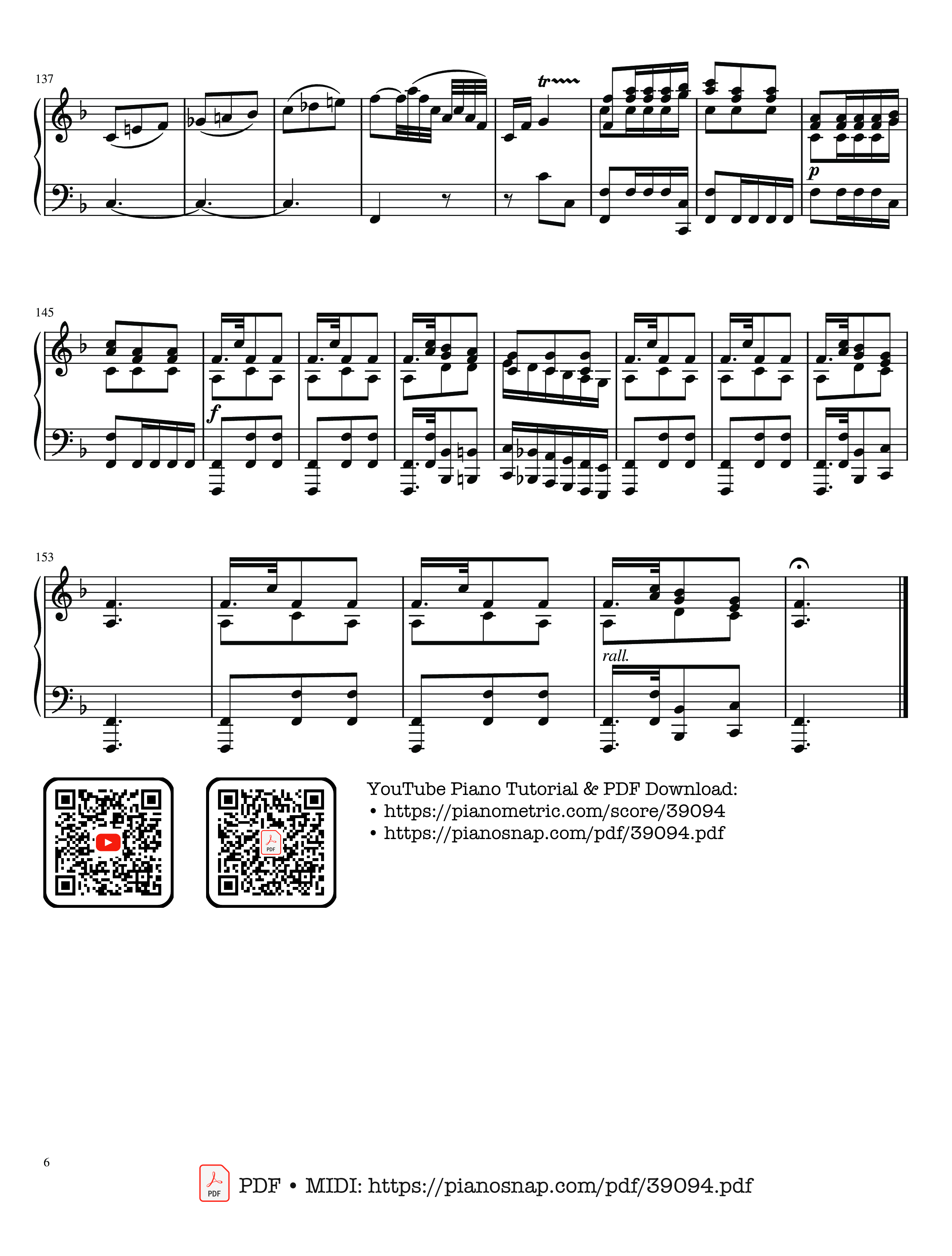 Page 6 of Sheet music PDF The Four Seasons - L