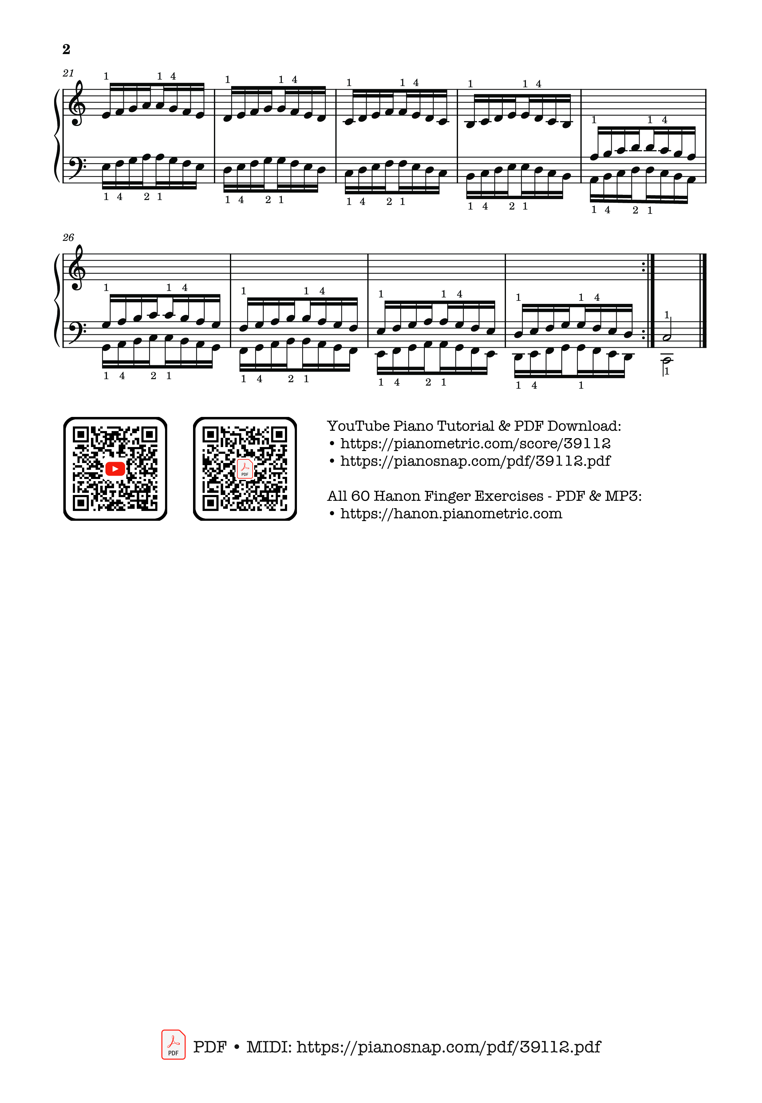 Page 2 of Sheet music PDF Piano Hanon - The Virtuoso Pianist No. 34 - Charles-Louis Hanon
