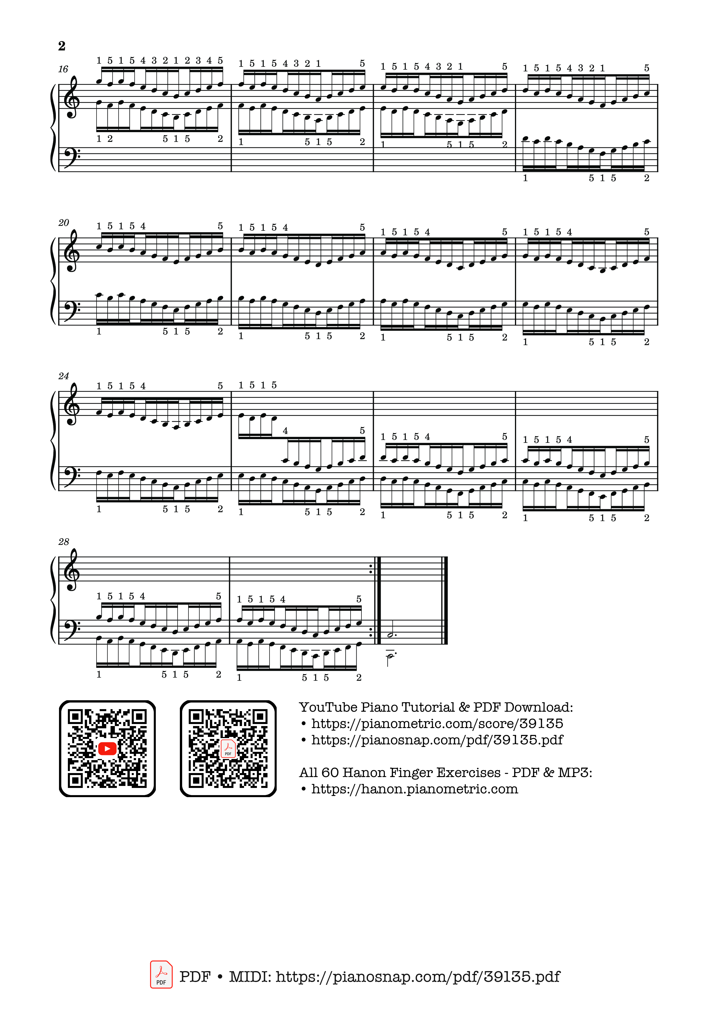 Page 2 of Sheet music PDF Piano Hanon - The Virtuoso Pianist No. 35 - Charles-Louis Hanon