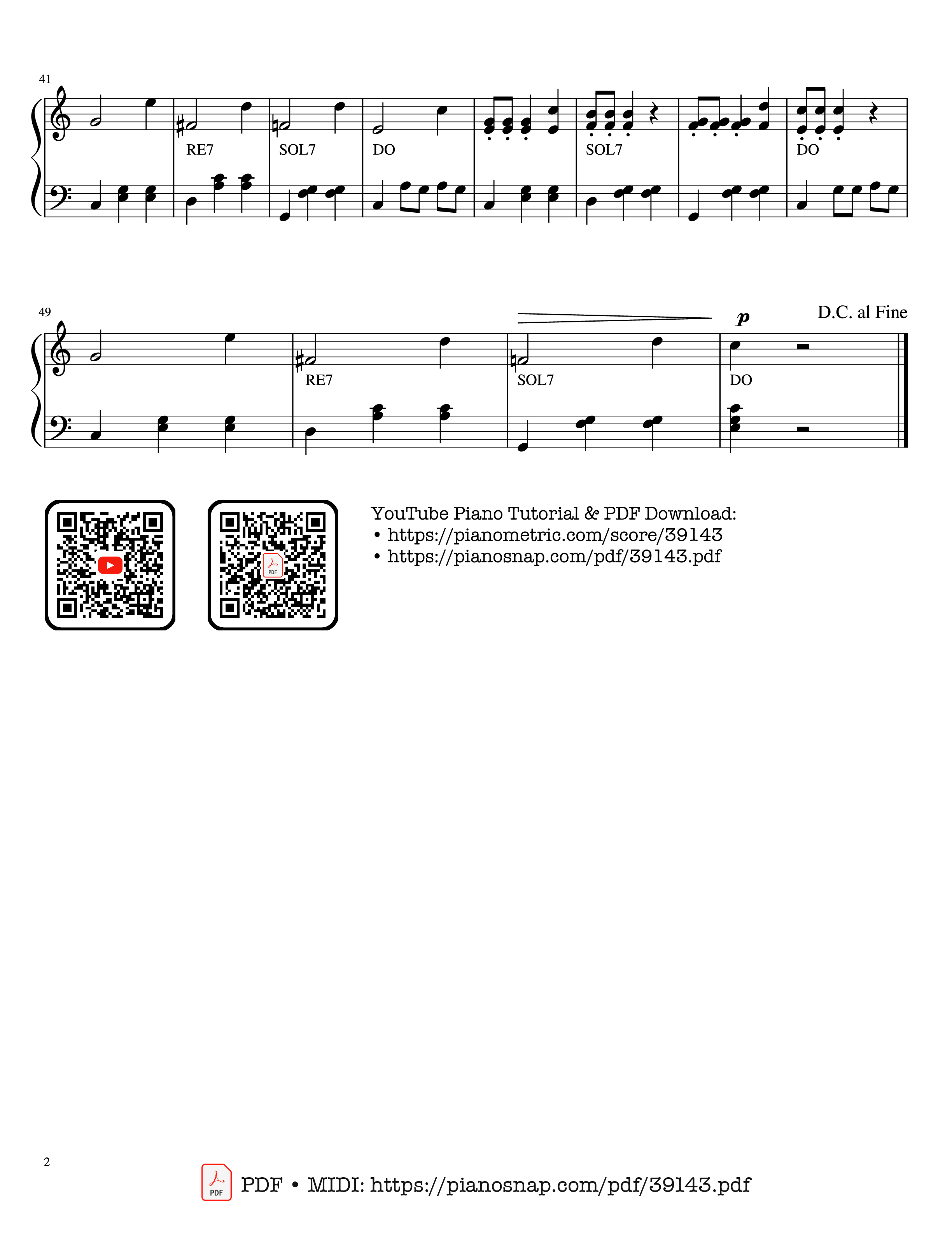Page 2 of Sheet music PDF La Violette - Op. 99 No. 1 - Louis Streabbog