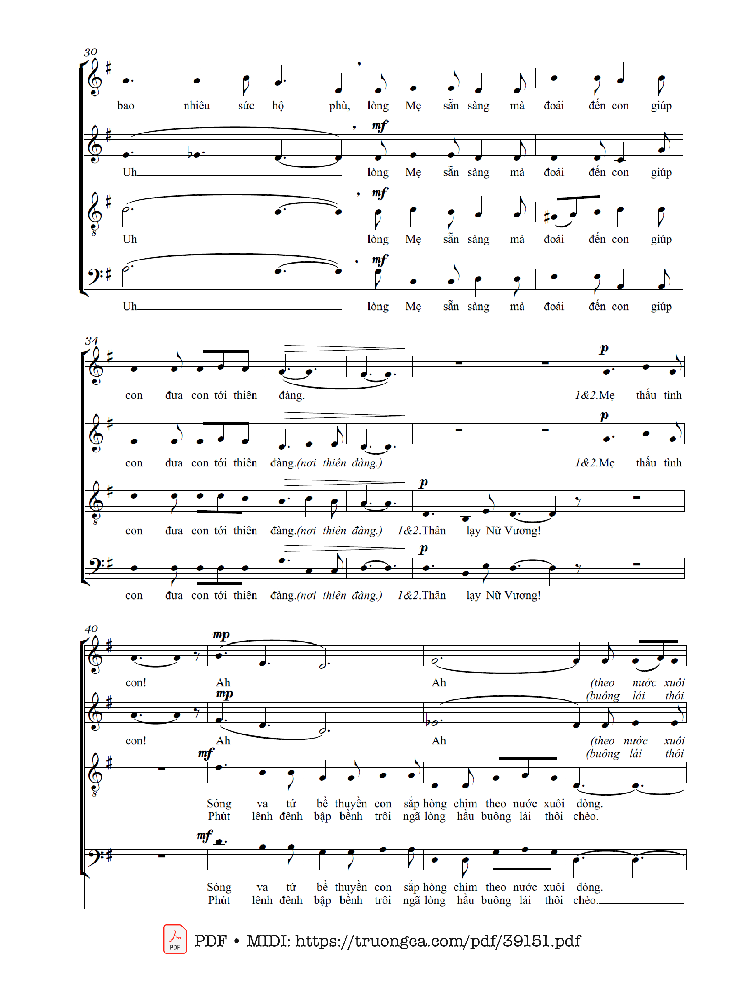 Page 3 of Sheet music PDF Sao biển - 4 bè (STAB) - Tâm Bảo