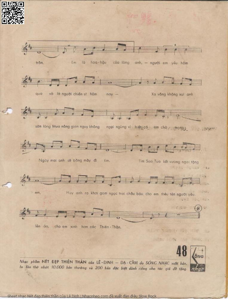 Page 3 of Sheet music PDF Nét đẹp thiên thần - Lê Dinh