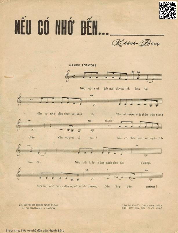 Page 2 of Sheet music PDF Nếu có nhớ đến - Khánh Băng