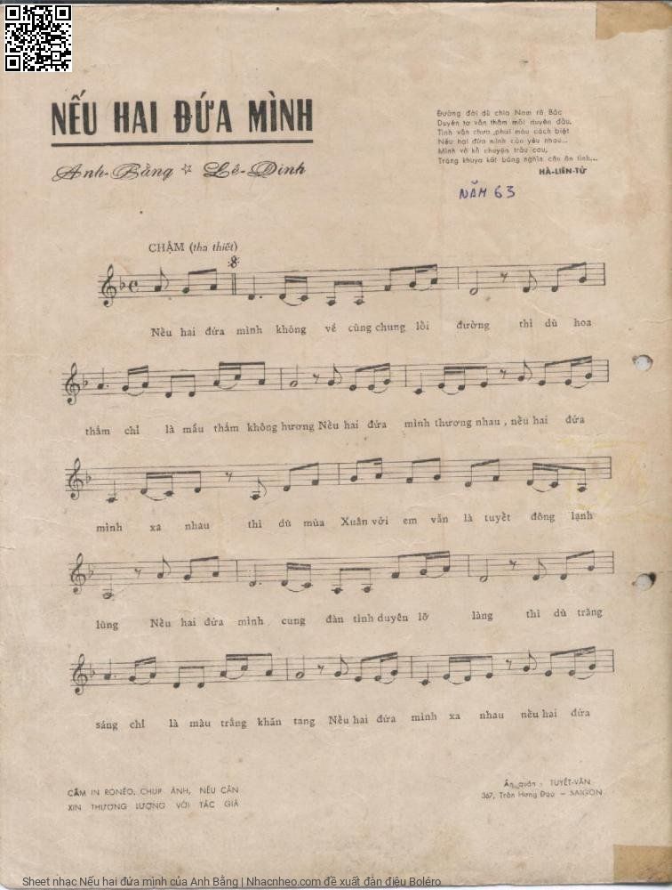 Page 6 of Sheet music PDF Nếu hai đứa mình - Anh Bằng