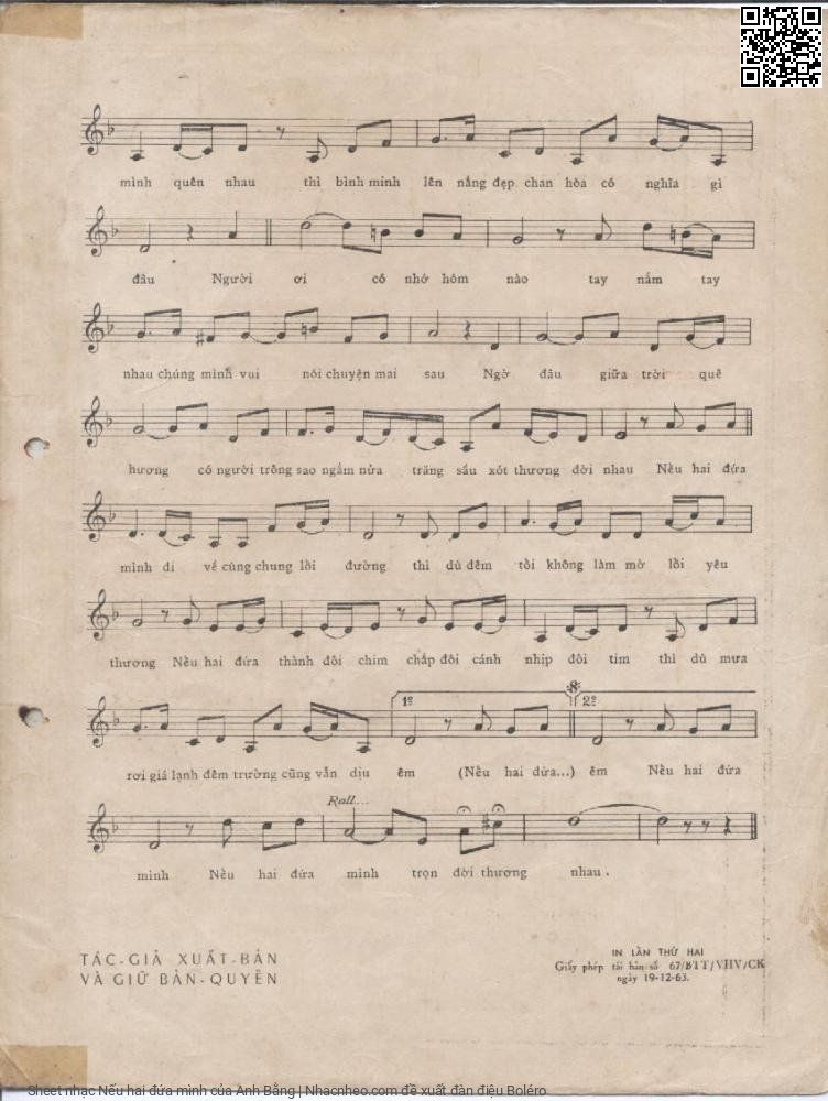 Page 7 of Sheet music PDF Nếu hai đứa mình - Anh Bằng