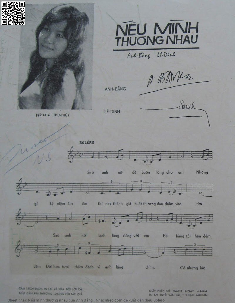 Page 2 of Sheet music PDF Nếu mình thương nhau - Anh Bằng