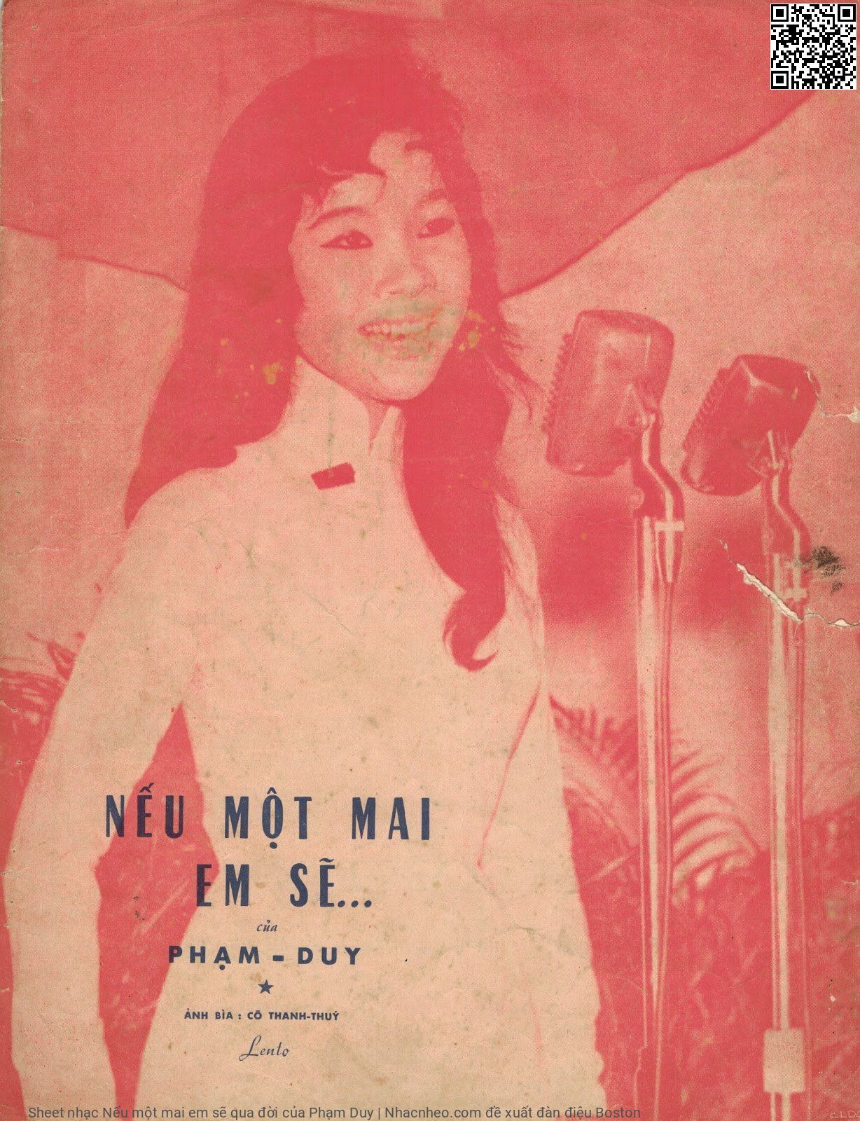 Page 1 of Sheet music PDF Nếu một mai em sẽ qua đời - Phạm Duy