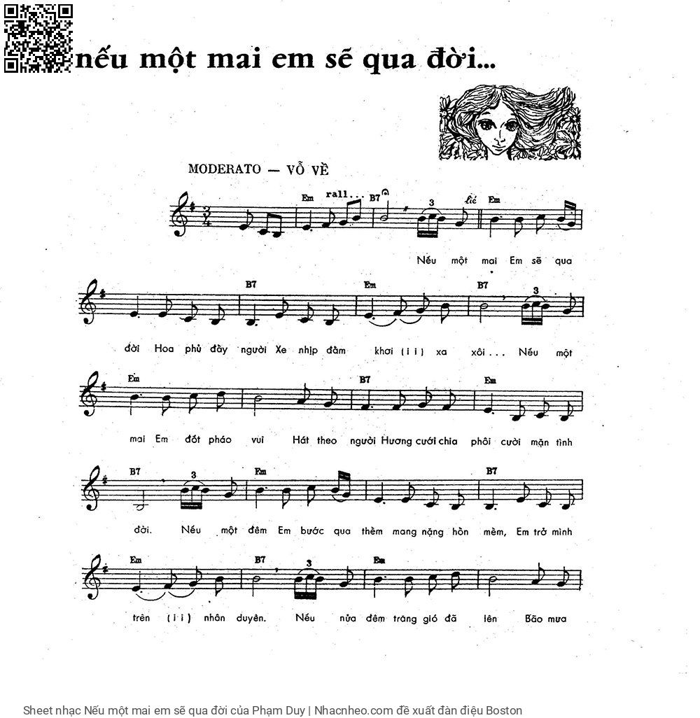 Page 5 of Sheet music PDF Nếu một mai em sẽ qua đời - Phạm Duy