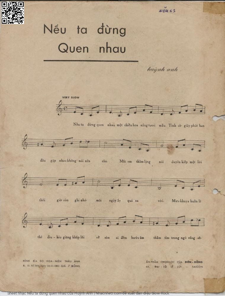 Page 2 of Sheet music PDF Nếu ta đừng quen nhau - Huỳnh Anh