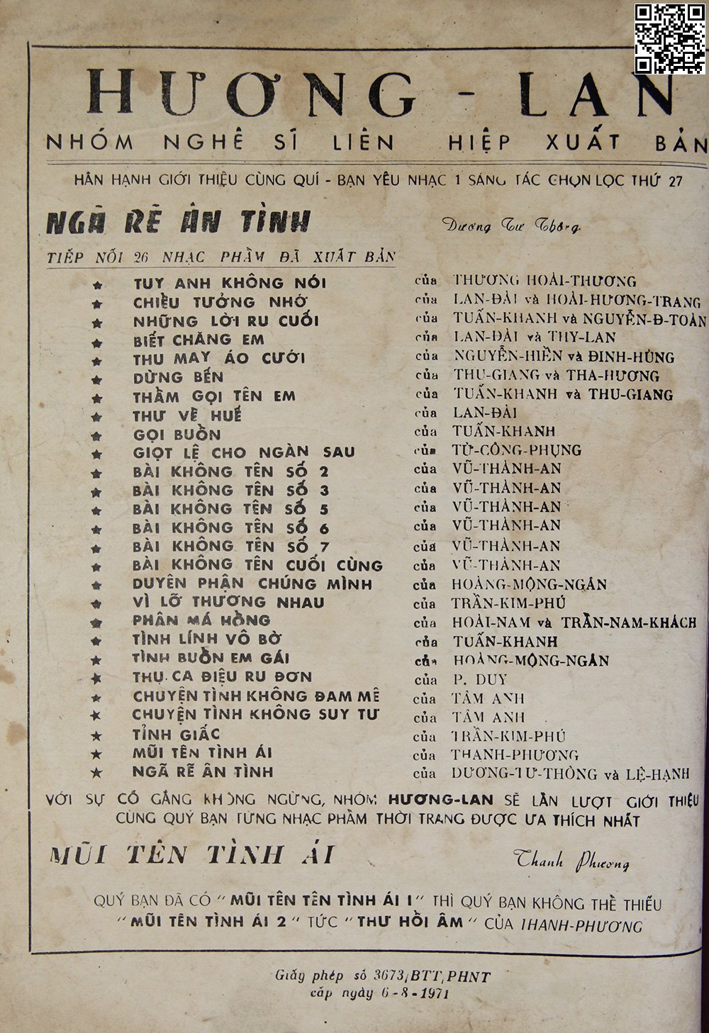 Page 4 of Sheet music PDF Ngã rẽ ân tình - Dương Tư Thông