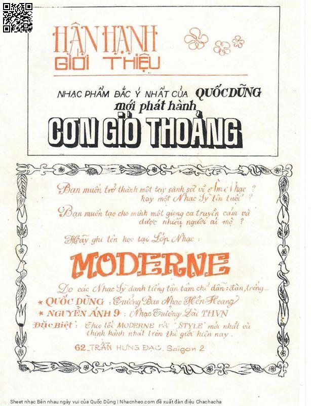 Page 4 of Sheet music PDF Bên nhau ngày vui - Quốc Dũng