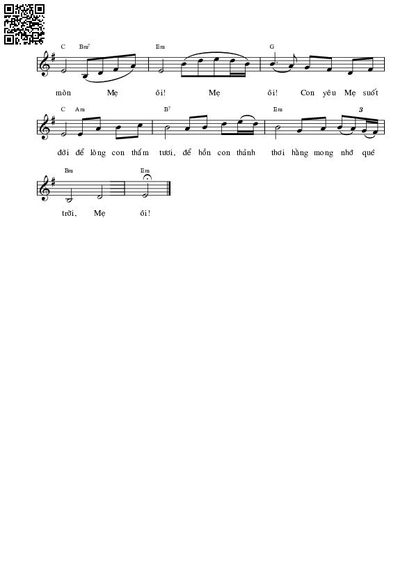 Page 2 of Sheet music PDF Ngàn lần yêu - Lm. Tiến Dũng