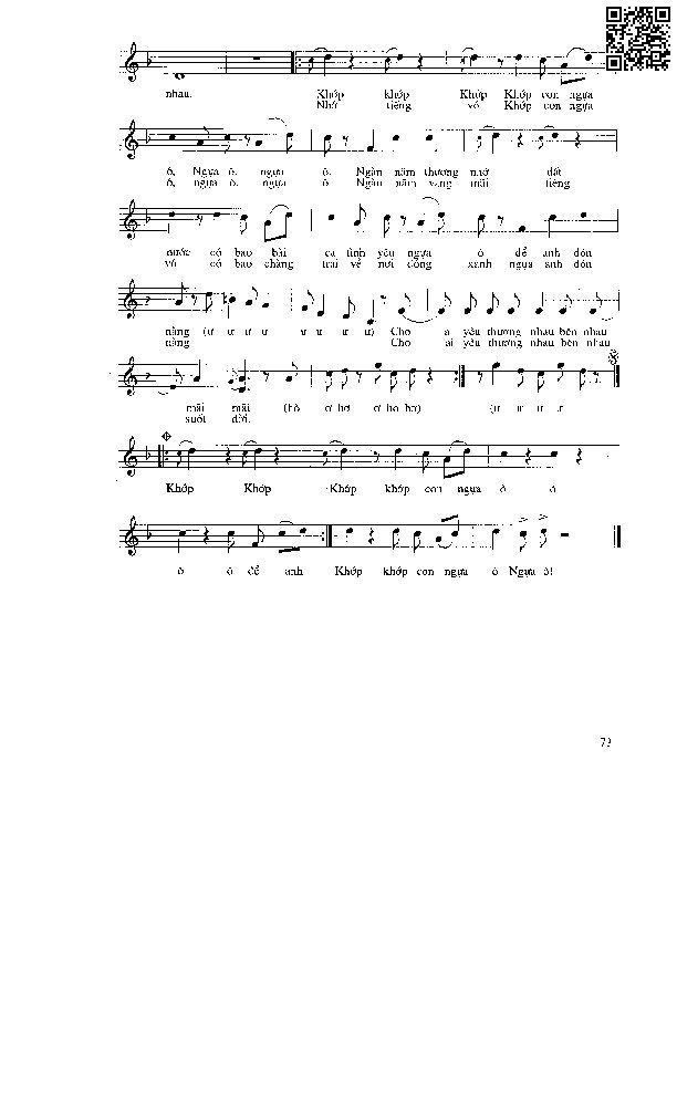 Page 3 of Sheet music PDF Ngẫu hứng lý ngựa ô - Trần Tiến