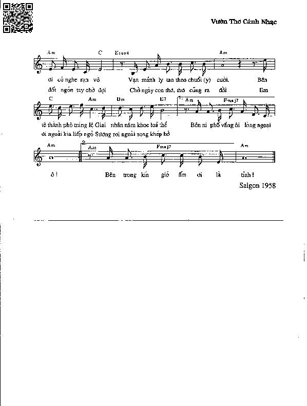 Page 2 of Sheet music PDF Bên ni bên nớ - Phạm Duy