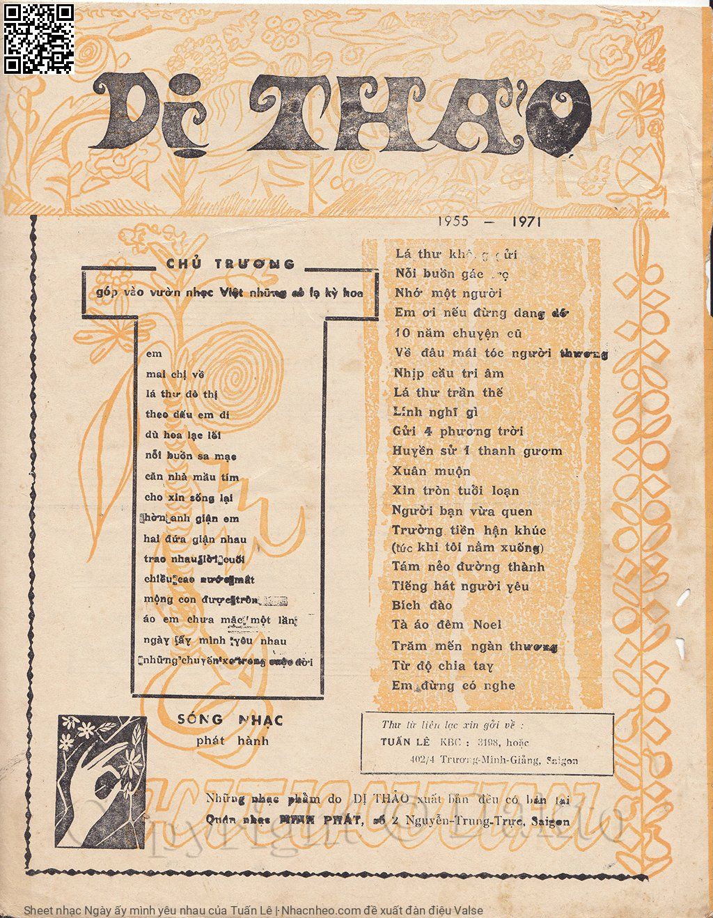 Page 4 of Sheet music PDF Ngày ấy mình yêu nhau - Tuấn Lê