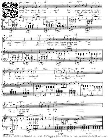 Page 5 of Sheet music PDF Ngày tân hôn (Ngày tình yêu lên ngôi - The Wedding - Oui devant Dieu - La Novia) - Joaquin Prieto