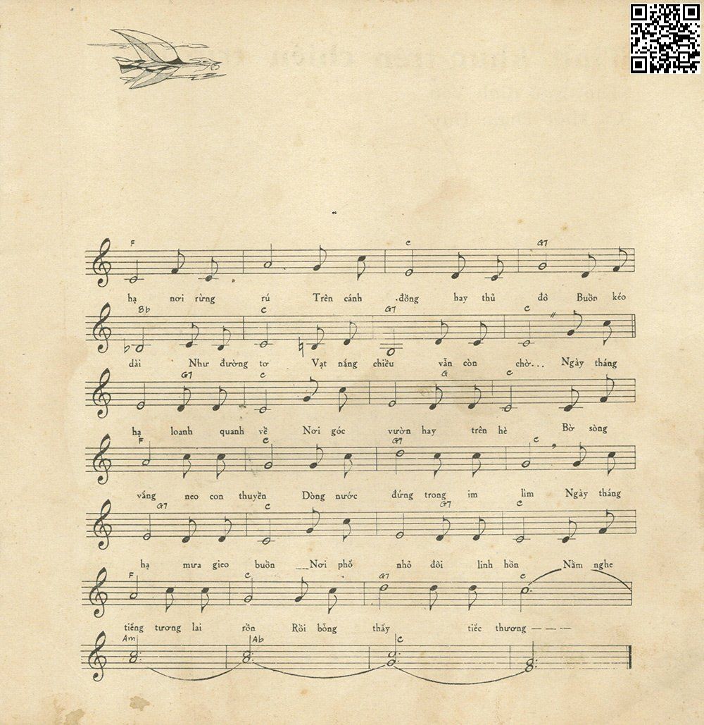 Page 2 of Sheet music PDF Ngày tháng hạ - Phạm Duy