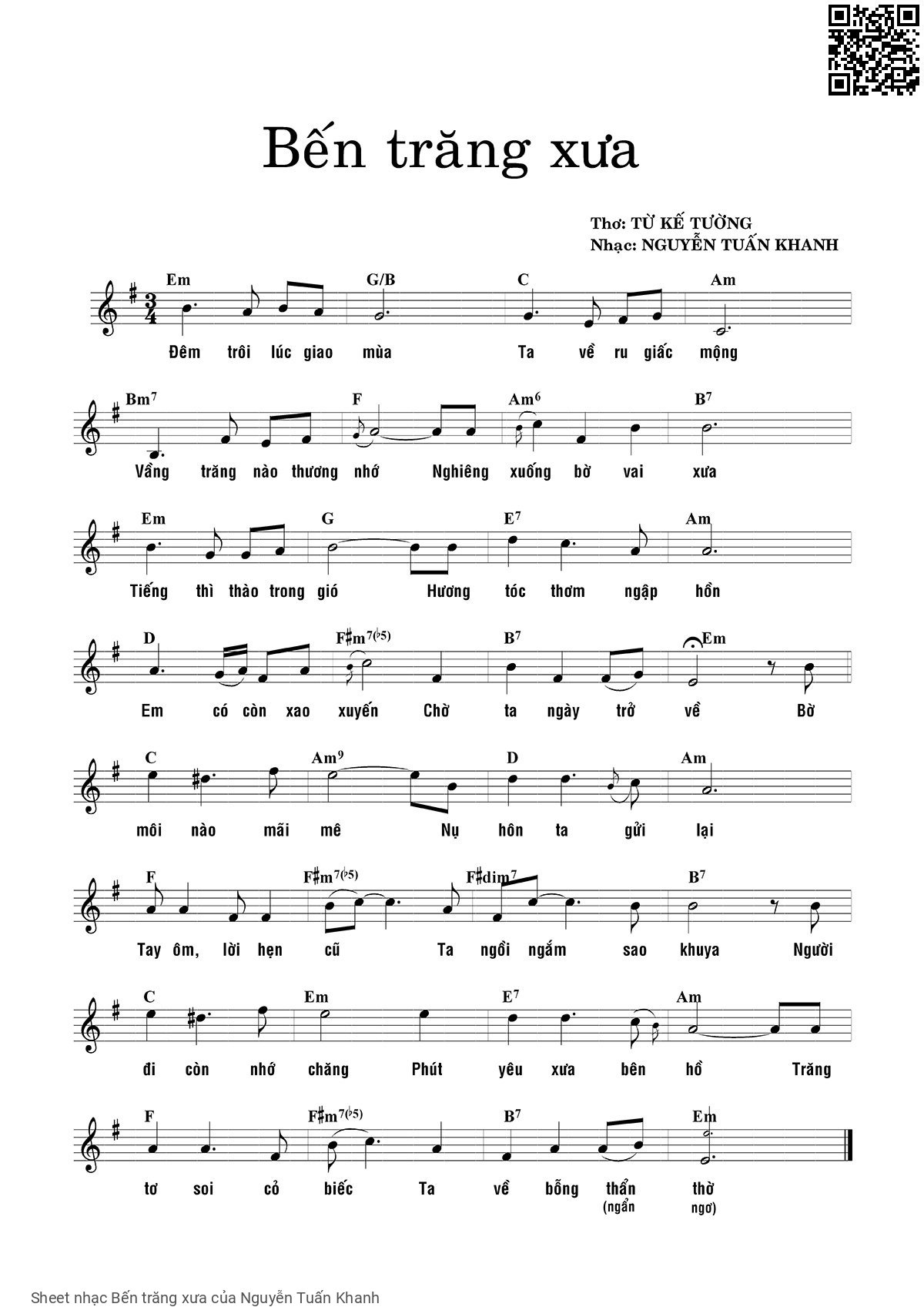 Bến trăng xưa - Nguyễn Tuấn Khanh