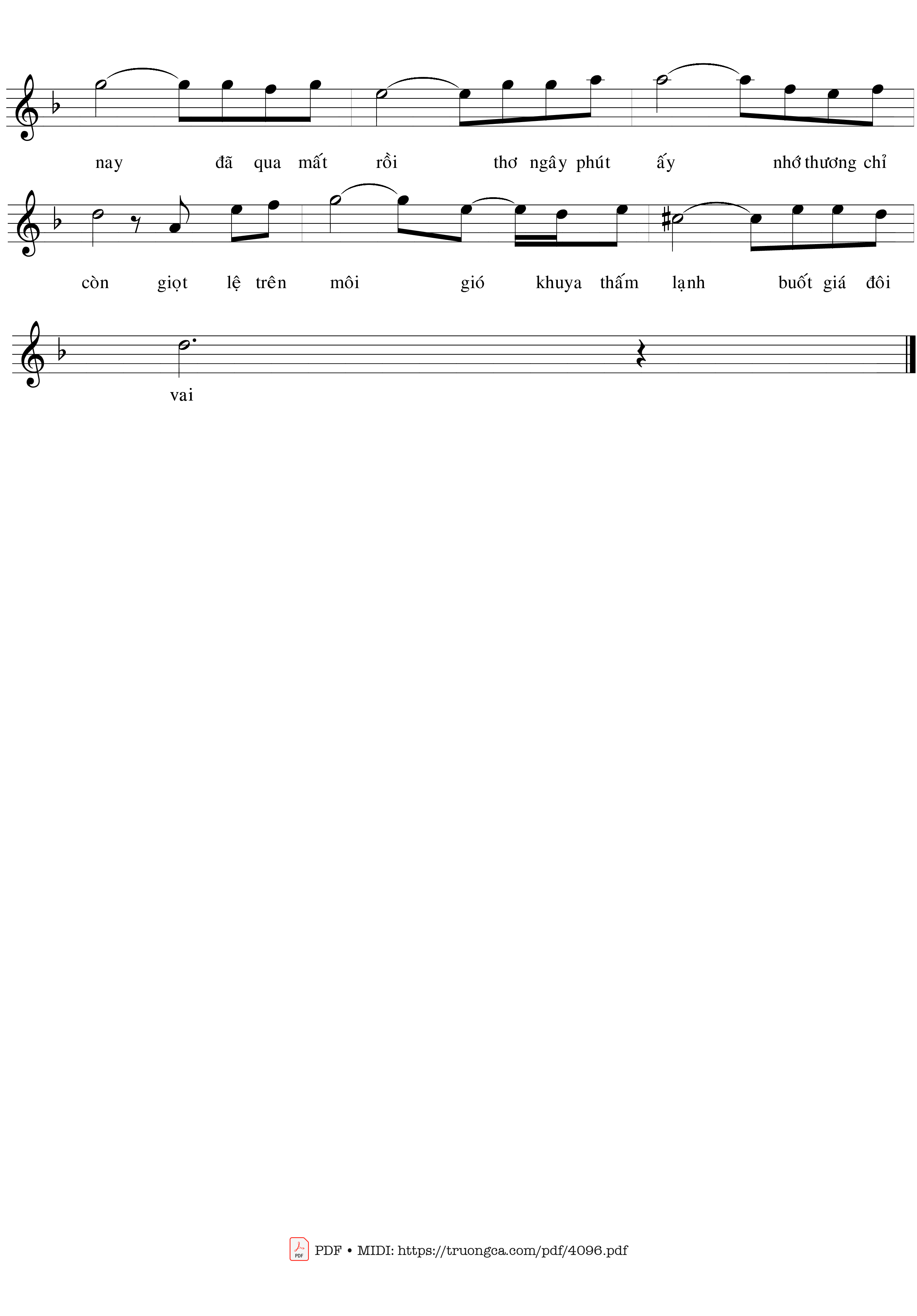 Page 2 of Sheet music PDF Ngày vui năm ấy (Magic Boulevard) - Nhạc Pháp