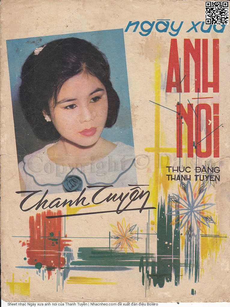 Sheet PDF of Ngày xưa anh nói