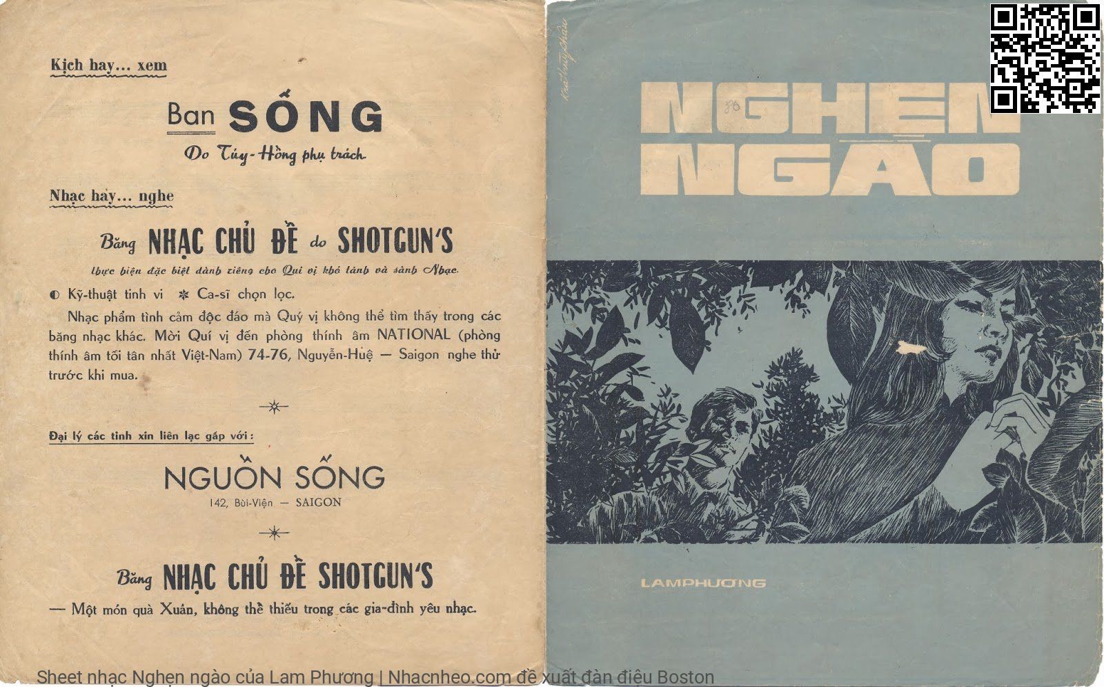 Sheet PDF of Nghẹn ngào - Lam Phương