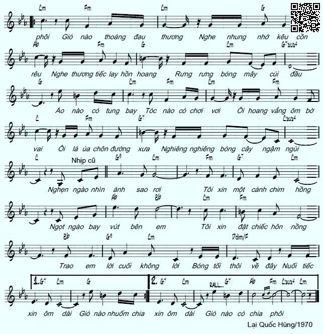 Page 2 of Sheet music PDF Nghẹn ngào - Lại Quốc Hùng