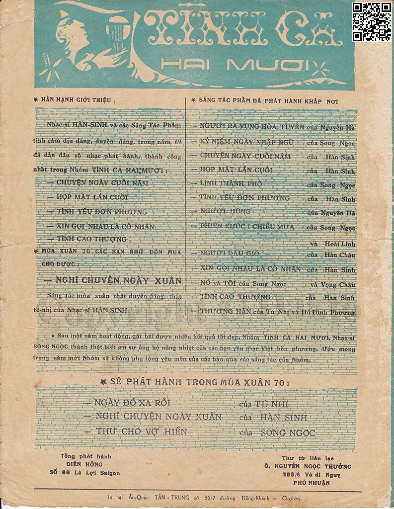 Page 4 of Sheet music PDF Nghĩ chuyện ngày xuân - Hàn Sinh