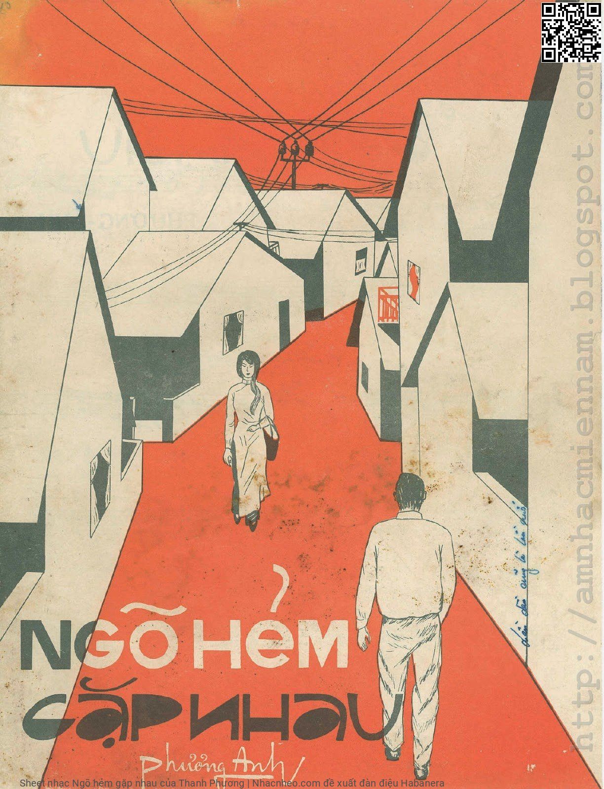 Page 1 of Sheet music PDF Ngõ hẻm gặp nhau - Thanh Phương