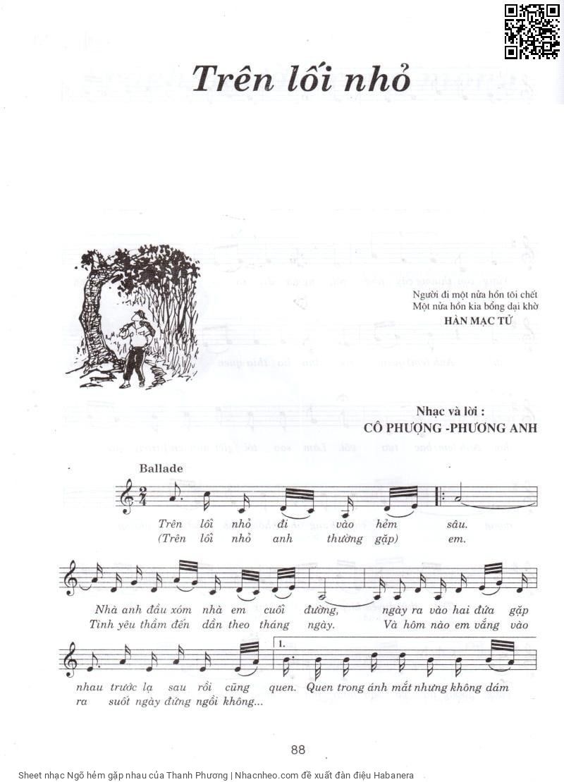 Page 5 of Sheet music PDF Ngõ hẻm gặp nhau - Thanh Phương