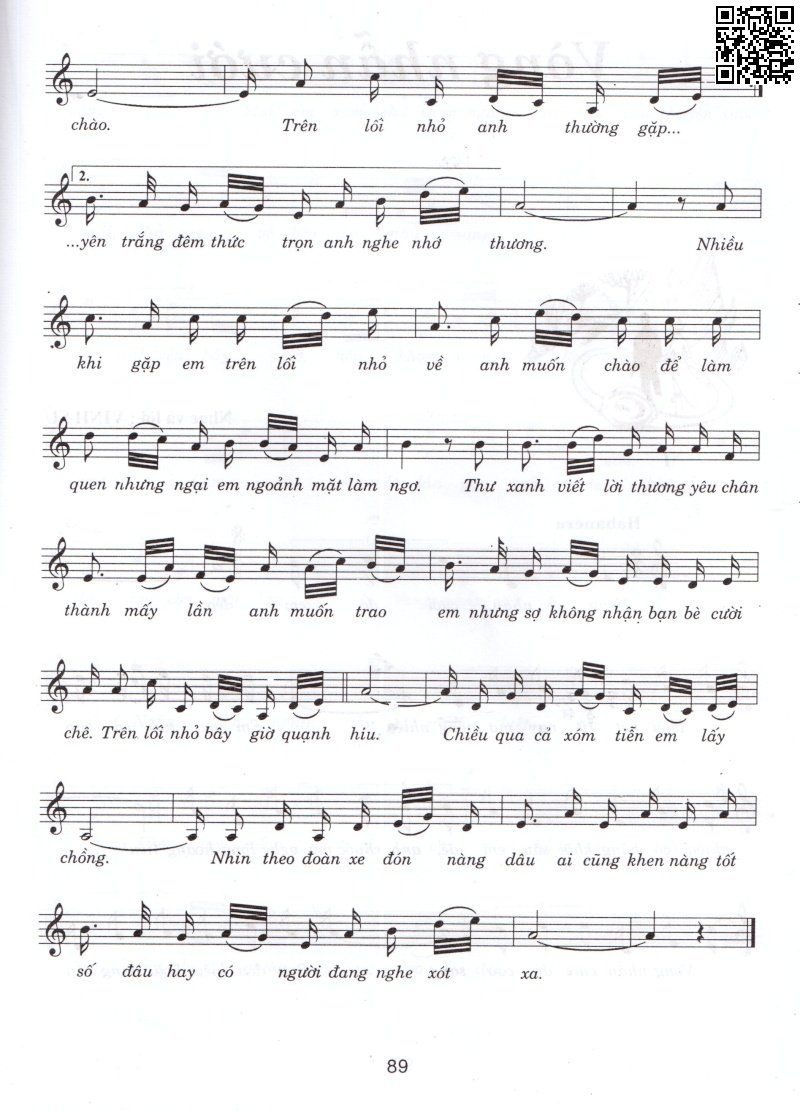 Page 6 of Sheet music PDF Ngõ hẻm gặp nhau - Thanh Phương