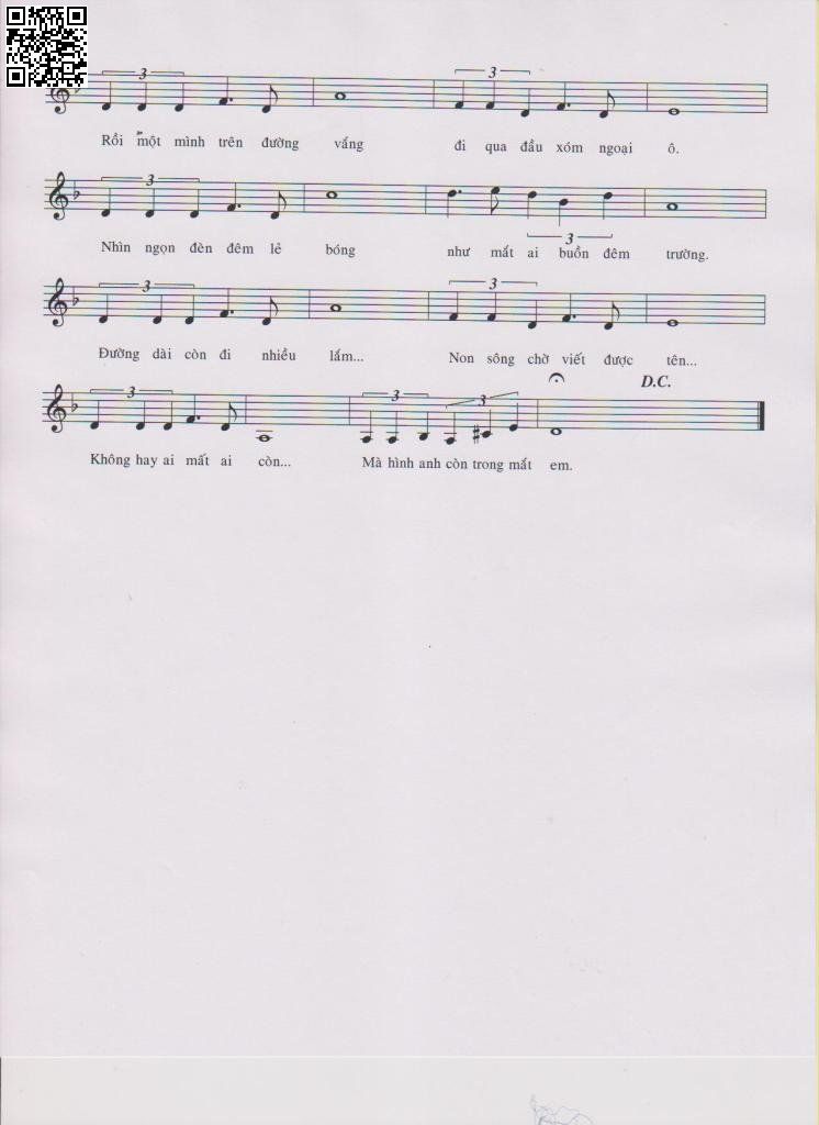 Page 2 of Sheet music PDF Ngoại ô đèn vàng - Y Vân