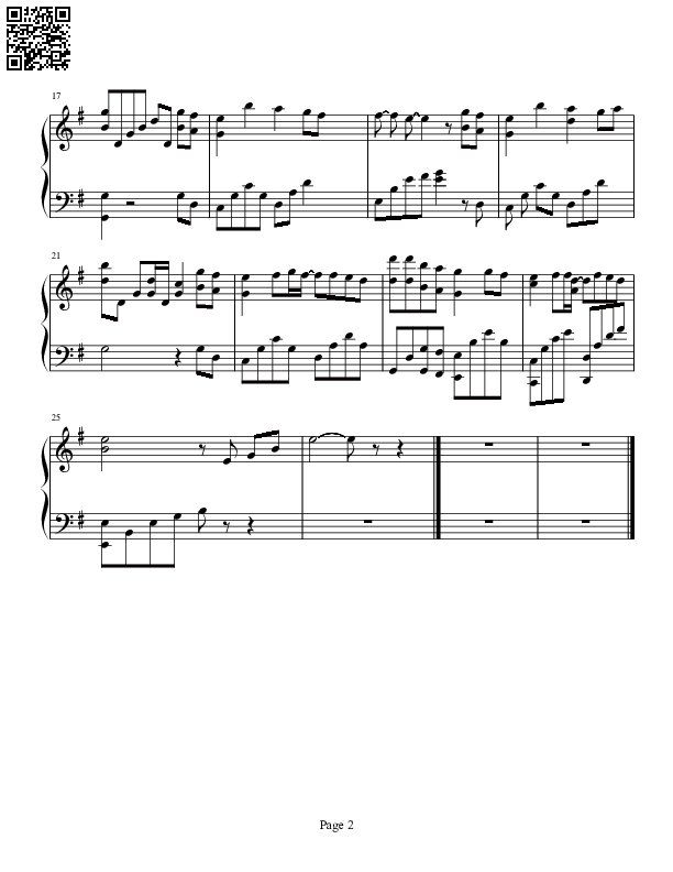 Page 2 of Sheet music PDF Ngôi nhà hạnh phúc - Thủy Tiên