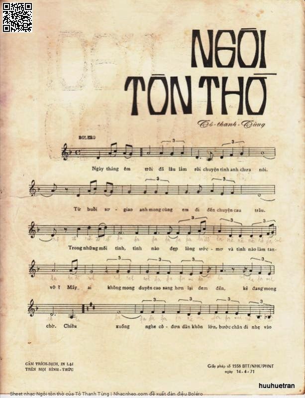 Page 2 of Sheet music PDF Ngôi tôn thờ - Tô Thanh Tùng
