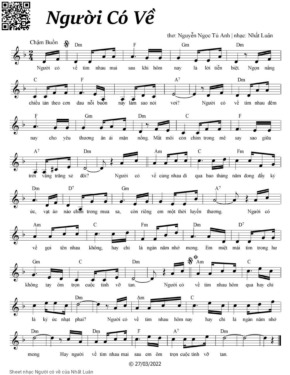 Người có về tìm nhau mai sau, Trang 1