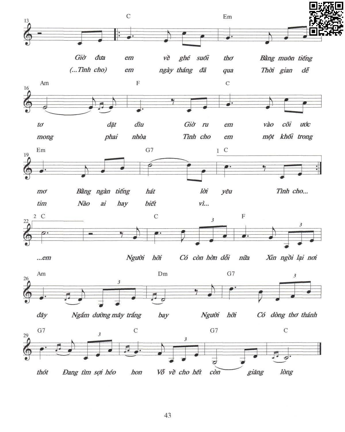 Page 2 of Sheet music PDF Người ơi là người - Nguyễn Trương Hà Phương