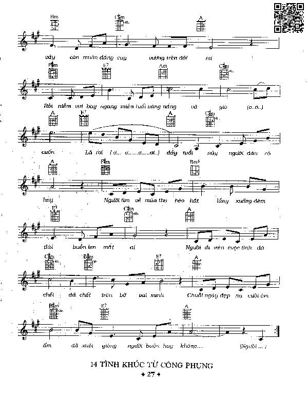 Page 4 of Sheet music PDF Người về trên mây - Từ Công Phụng