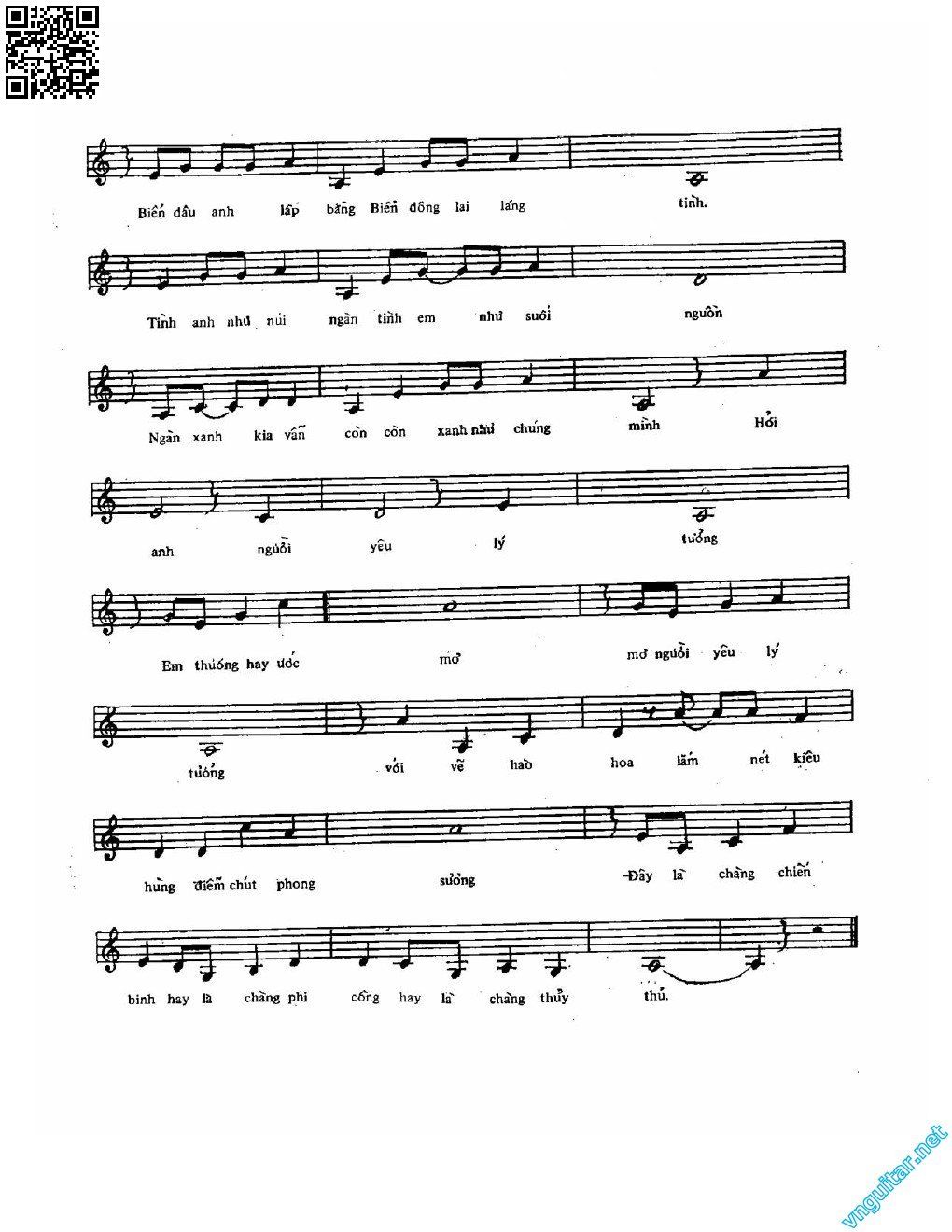 Page 2 of Sheet music PDF Người yêu lý tưởng - Y Vân
