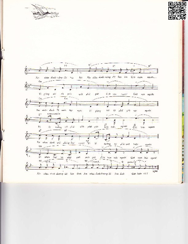 Page 2 of Sheet music PDF Nhân danh - Phạm Duy
