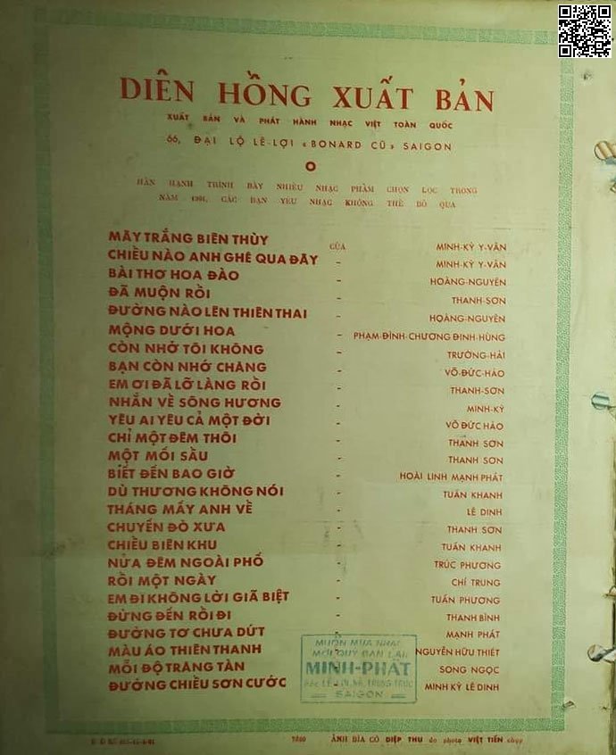Page 4 of Sheet music PDF Nhắn về sông Hương - Minh Kỳ
