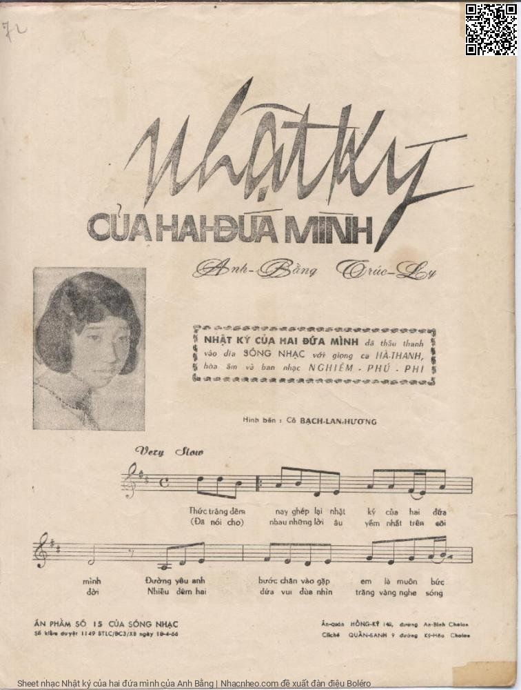Page 2 of Sheet music PDF Nhật ký của hai đứa mình - Anh Bằng