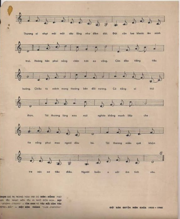 Tôi thương miền quê nhớ hoàng hôn trên đất xưa, Trang 3