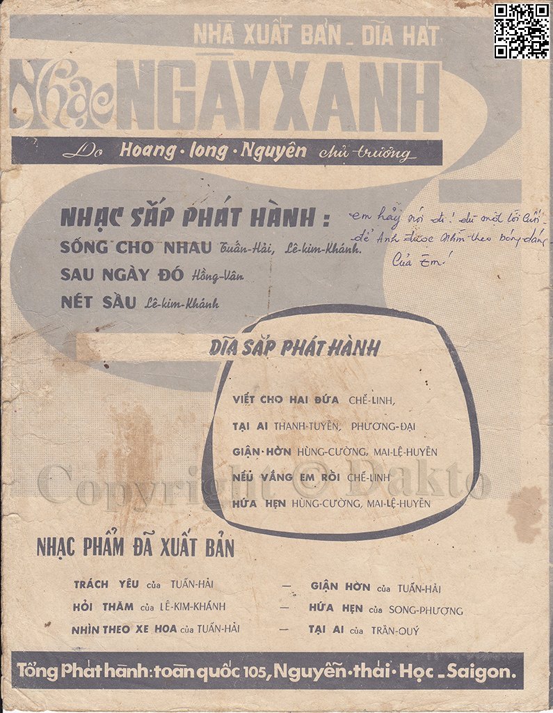 Page 4 of Sheet music PDF Nhìn theo xe hoa - Tuấn Hải