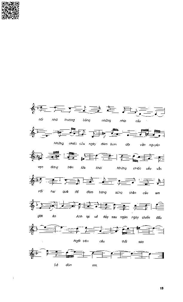 Page 2 of Sheet music PDF Nhịp cầu nối những bờ vui - Văn An
