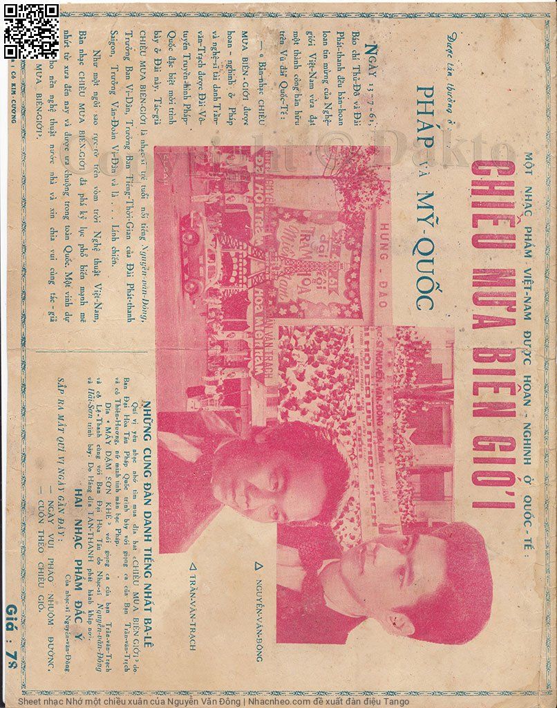 Page 4 of Sheet music PDF Nhớ một chiều xuân - Nguyễn Văn Đông