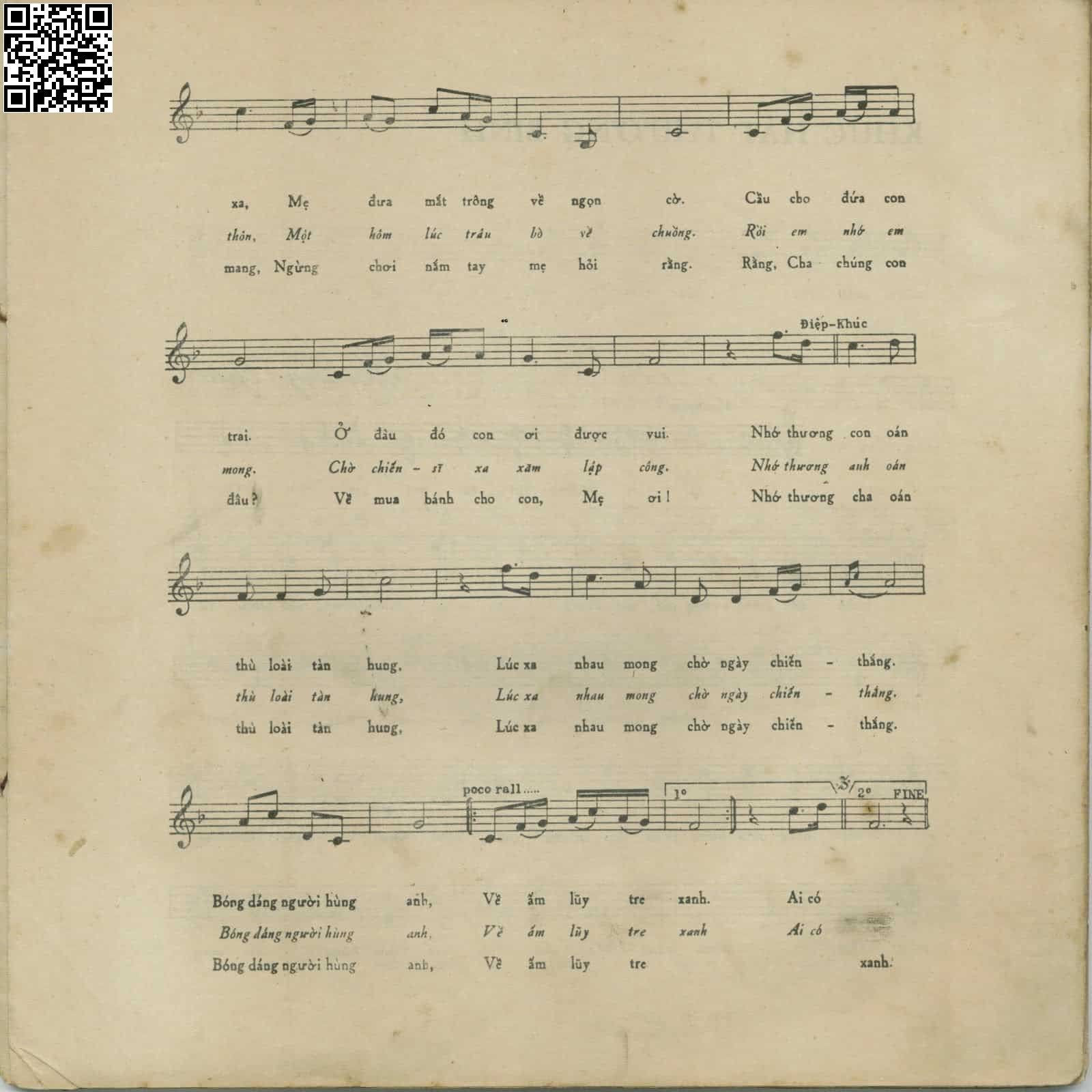 Page 4 of Sheet music PDF Nhớ người ra đi - Phạm Duy