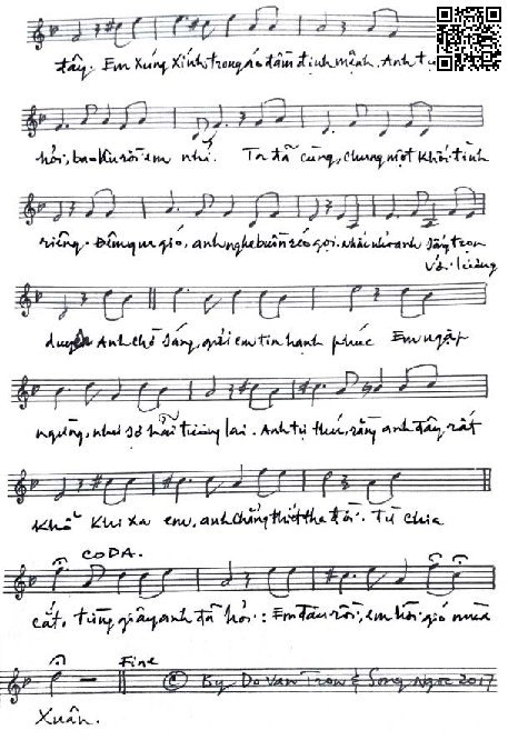 Page 2 of Sheet music PDF Nhớ nhau - Song Ngọc