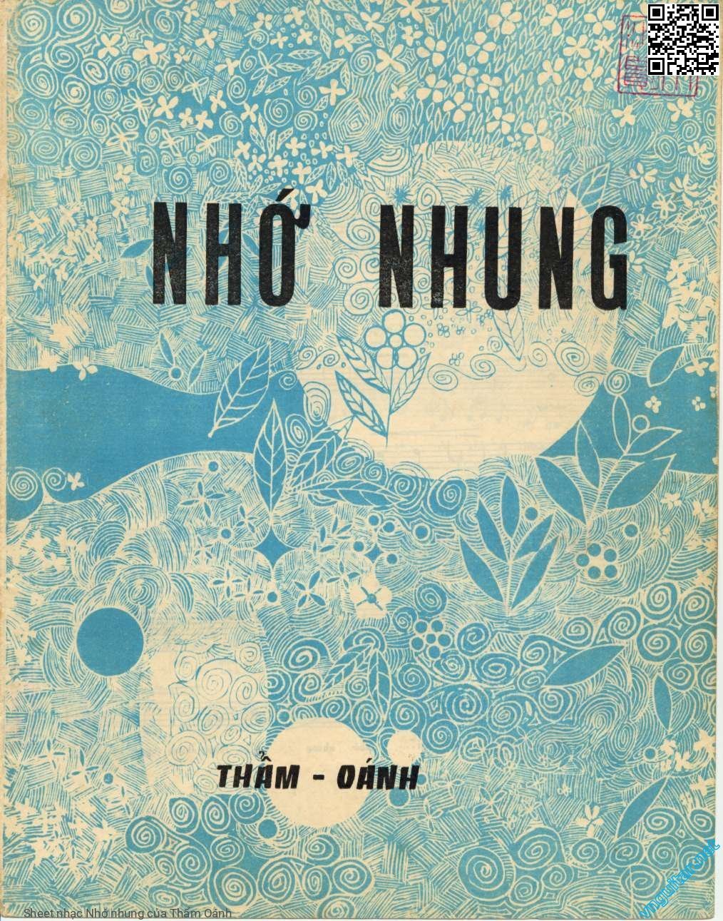 Page 1 of Sheet music PDF Nhớ nhung - Thẩm Oánh