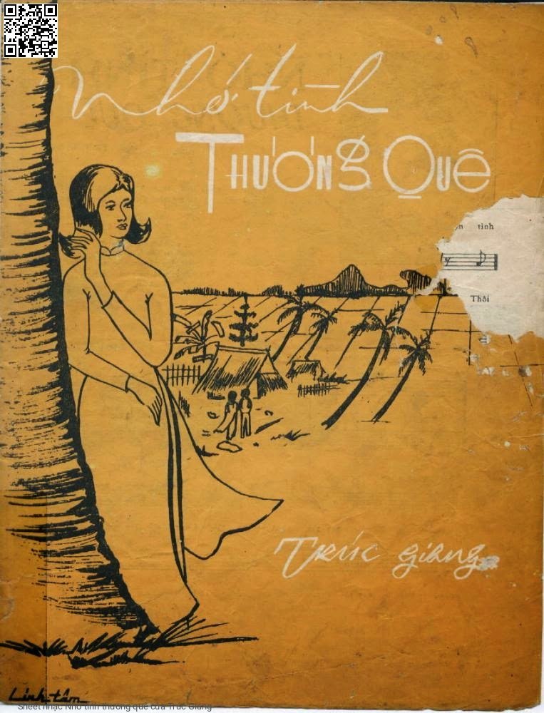 Page 1 of Sheet music PDF Nhớ tình thương quê - Trúc Giang